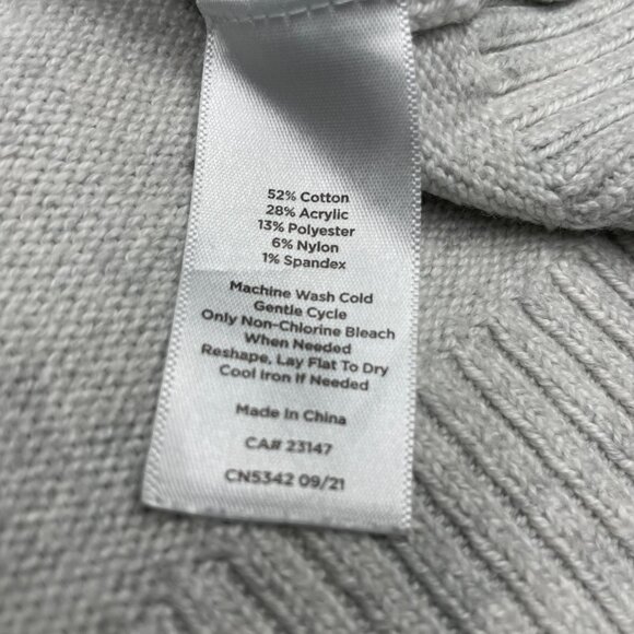 Talbot's Women's 3X Multicolor Striped Sweater - Picture 8 of 9